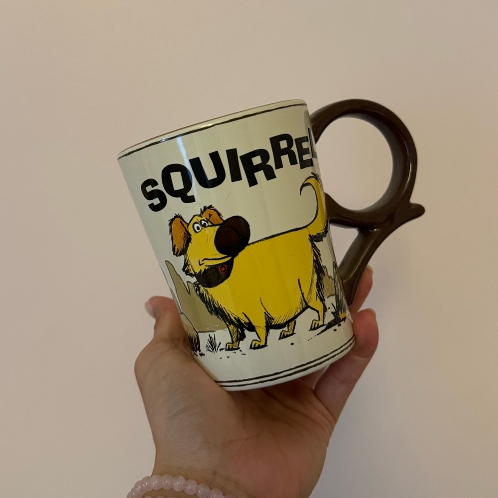 Disney Up mug with dog and pelican pictured. Beautiful handle, completely new